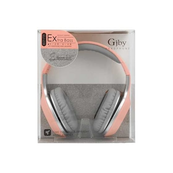 Ενσύρματα Ακουστικά Κεφαλής Με Μικρόφωνο Pink Gj-28 Oem image 0