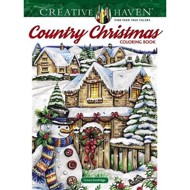 Creative Haven Country Christmas Coloring Book