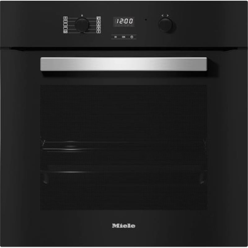 MIELE H 2455 B ACTIVE 76 Lt Μαύρο Εντοιχιζόμενος Φούρνος Άνω Πάγκου