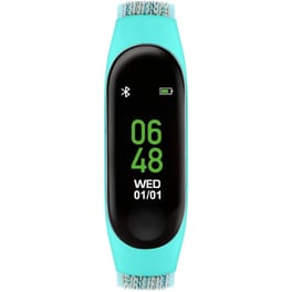 Activity Tracker Tikkers Παιδικό Με Υφασμάτινο Λουράκι - Cyan