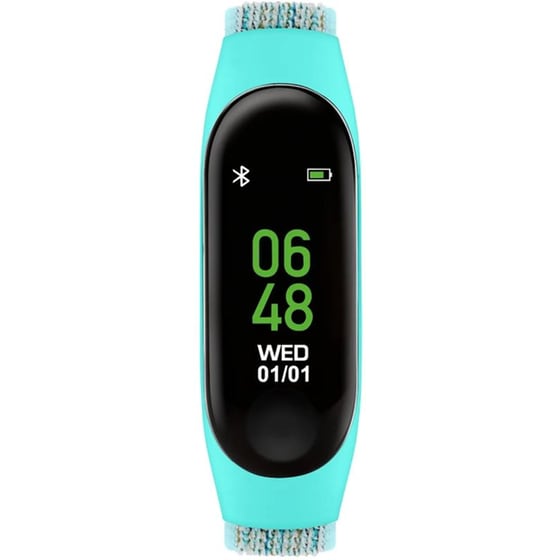 Activity Tracker Tikkers Παιδικό Με Υφασμάτινο Λουράκι - Cyan image 0