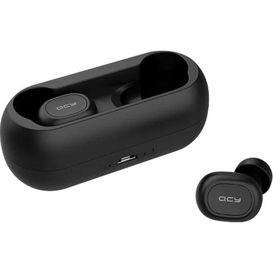 Ακουστικά Bluetooth QCY T1C - Μαύρα image 1