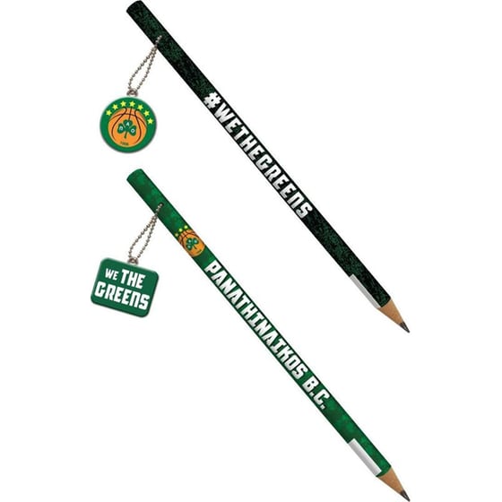 Μολύβι με Charm Παναθηναϊκός BC - Τυχαία Επιλογή (1 Τεμάχιο) image 0