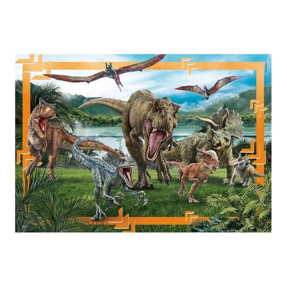Παιδικό Παζλ Clementoni Maxi Supercolor Jurassic World (104 Κομμάτια) image 1