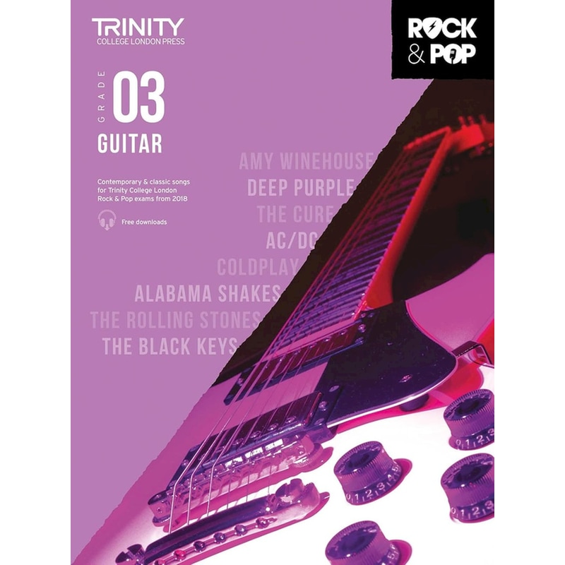 Trinity College London Rock Pop 2018 Guitar Grade 3