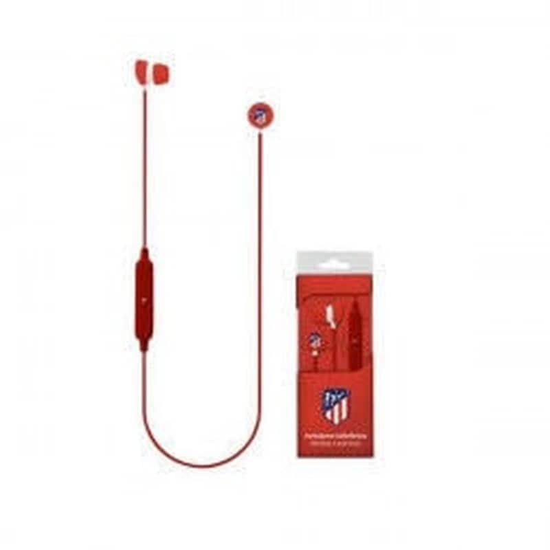 ATLÉTICO MADRID Αθλητικό Bluetooth Ακουστικό Με Μικρόφωνο Atlético Madrid Κόκκινο