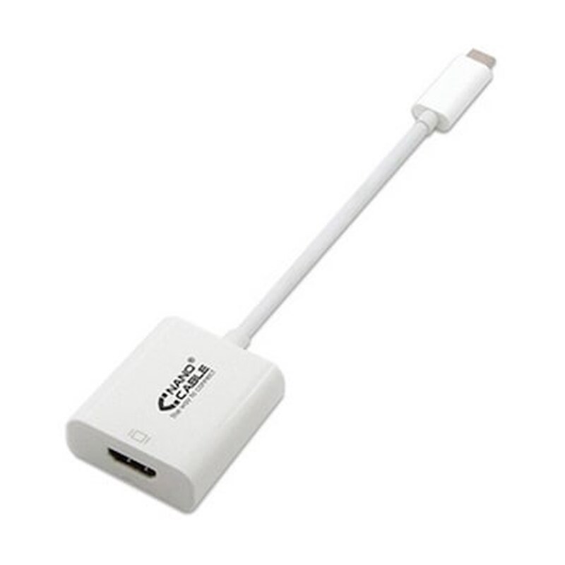 NANOCABLE Αντάπτορας Usb C Σε Hdmi Nanocable 10.16.4102 15 Cm Λευκό