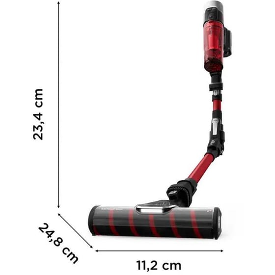 ROWENTA X-force Flex 9.60 Parquet 0.44 L 18.5 V Μαύρο/Κόκκινο Σκούπα Stick image 1