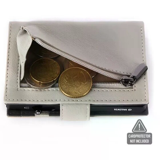 Θήκη Καρτών Valenta Leather Magsafe Luxe White image 6