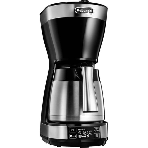 DELONGHI ICM16731 1200 W 1.25 L Μαύρη/Ασημί Καφετιέρα Φίλτρου image 1