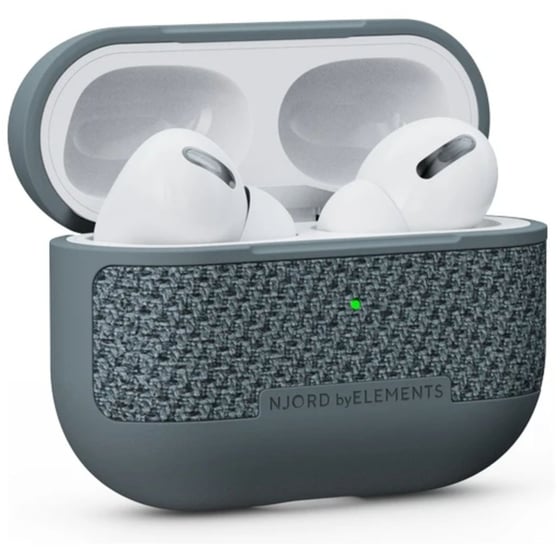 Θήκη Apple AirPods Pro - Njord Υφασμάτινη - Dark Grey image 7