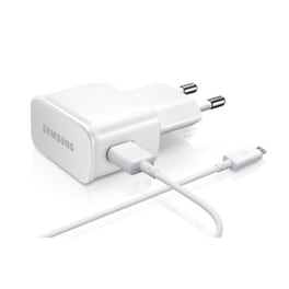Σετ Φόρτισης Samsung Etau90ewe 2A with cable MicroUsb 1m Bulk - White