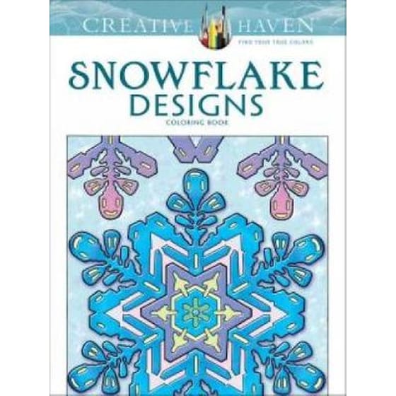 Creative Haven Snowflake Designs Coloring Book image 0