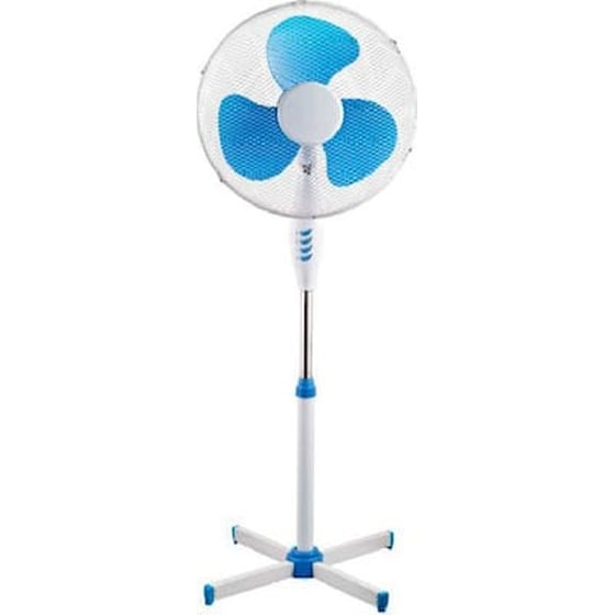 Crown Cf 1628 Floor Fan 40cm - 45w Blue-white image 0