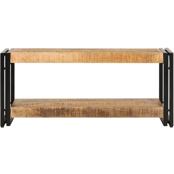 Έπιπλο Τηλεόρασης VidaXL από Ξύλο 90x30x40cm - Καφέ/Μαύρο image 1