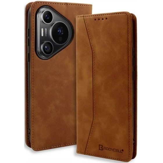 Θήκη Huawei Pura 70 Pro/Pura 70 Pro Plus - Bodycell Πορτοφόλι - Brown image 0