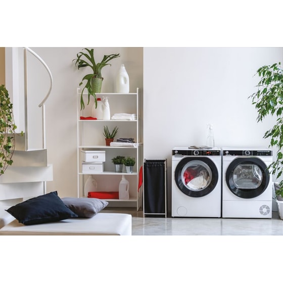 HOOVER HWP 49AMBC7/1-S 9 kg 1.400 Στροφές Λευκό Πλυντήριο Ρούχων image 11