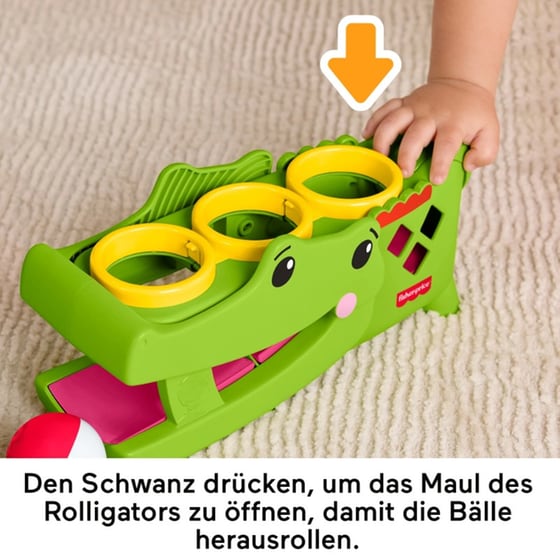 Παιχνίδι Fisher Price Κροκόδειλος με Μπαλίτσες image 3