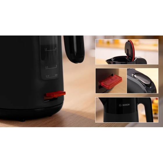 BOSCH MyMoment TWK2M163 2400 W 1.7 L Μαύρο Βραστήρας image 3