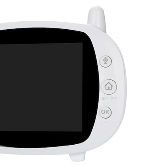 Baby Monitor K32 Κάμερας & Ήχου 3.5" - Λευκό image 1