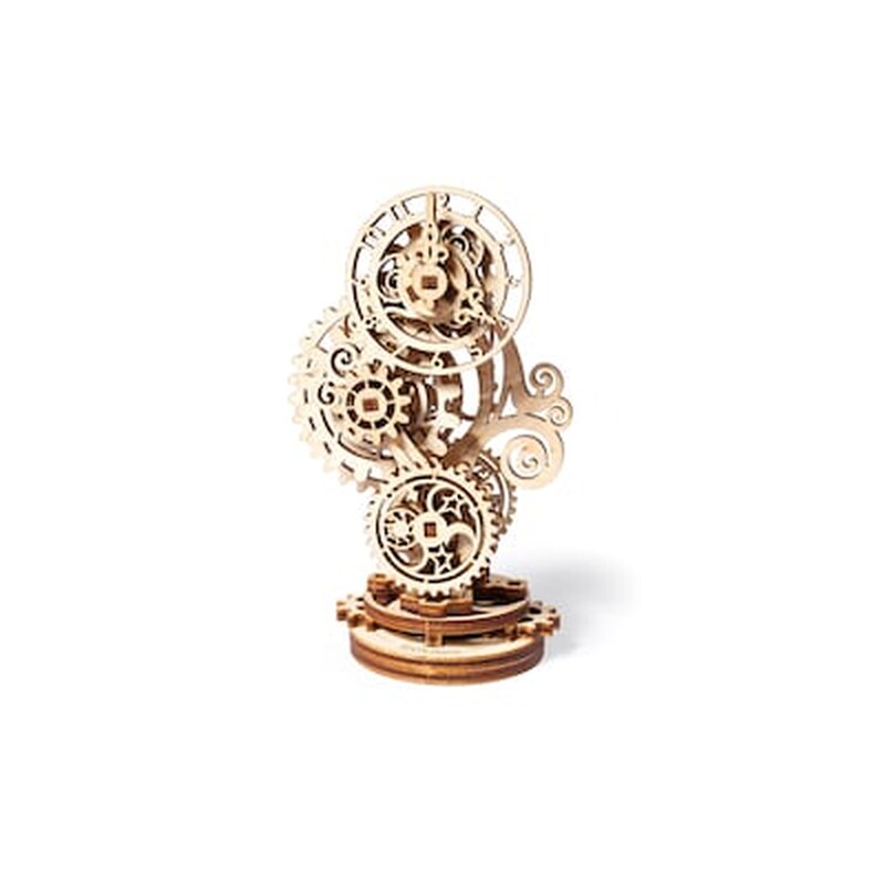 Ugears Μηχανικό 3d Παζλ – Ρολόι Steampunk – 5.3 X 7.8 X 12.5cm