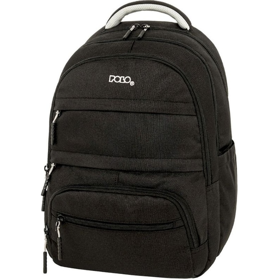 Σακίδιο Πλάτης Polo Multi Pocket Black (+δώρο Πορτοφολάκι Polo) image 0