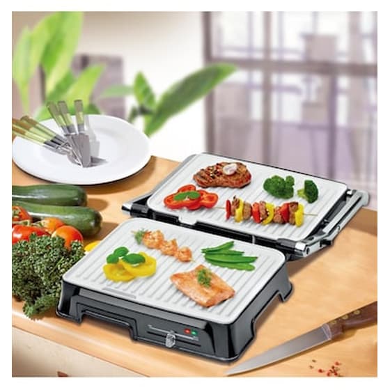Grill Με Κεραμικές Πλάκες Harper Hge280cn Μαύρο image 2