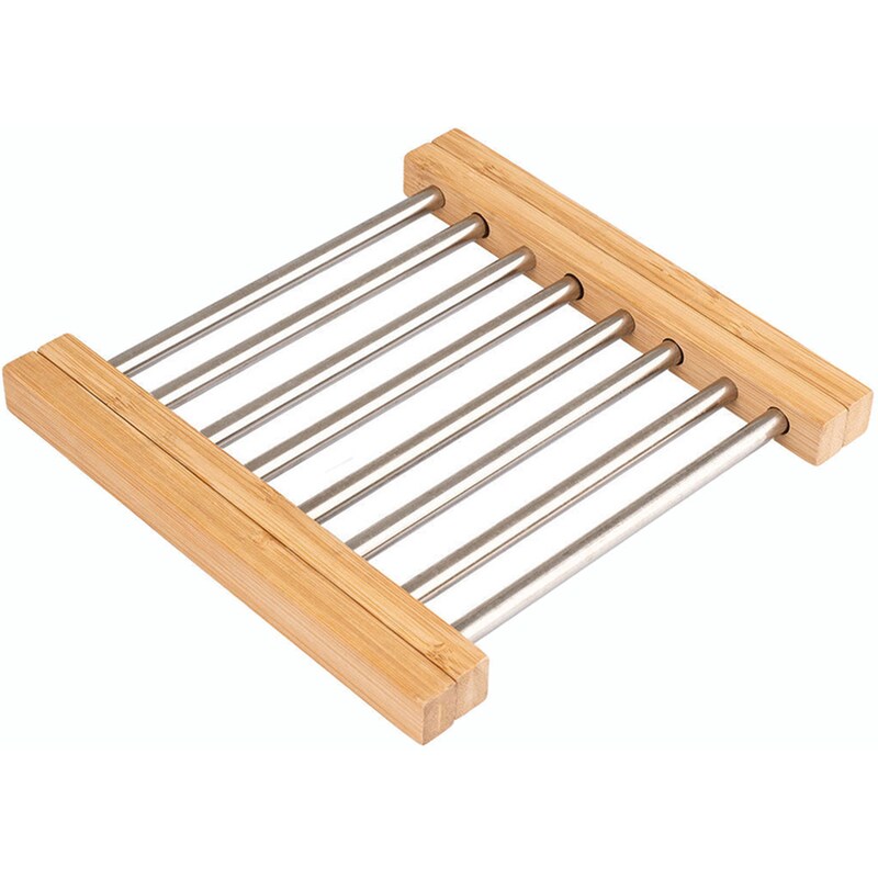 Σουπλά/ Βάση Σερβιρίσματος Estia Essentials από Μπαμπού 36.4x21.3x2.2 cm - Μπεζ/Ασημί