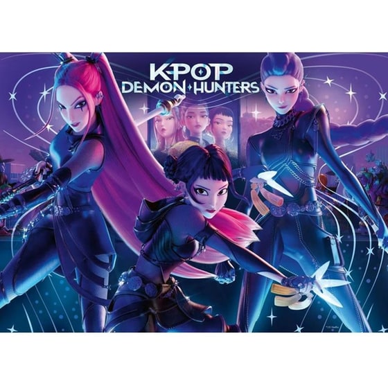 Σετ Παζλ Ravensburger K-Pop Demon Hunters Derpy & Sussie (4 x 100 Κομμάτια) image 1