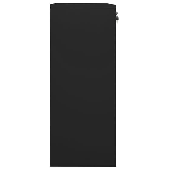 Ντουλάπι Γραφείου VidaXL από Ατσάλι 90x40x102 cm - Μαύρο image 1