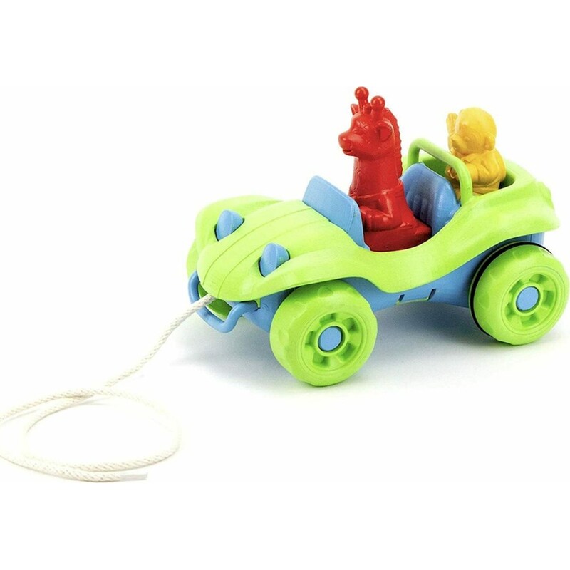 GREEN TOYS Green Toys Buggy Αυτοκινητάκι Pull Toy - Πράσινο (PTDG-1309)