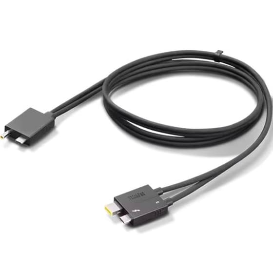 Καλώδιο Σύνδεσης Lenovo 100W Thunderbolt 4 / Slim Tip - Μαύρο image 0