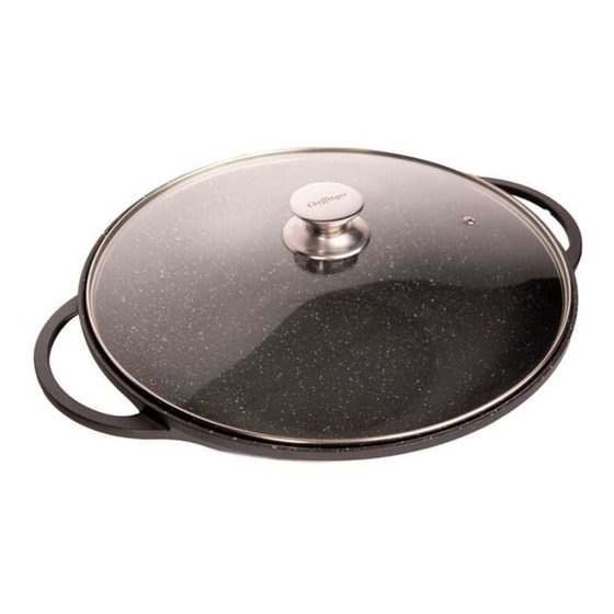 Τηγάνι Wok CHEFFINGER CF-DW40 40 cm Μαύρο image 1