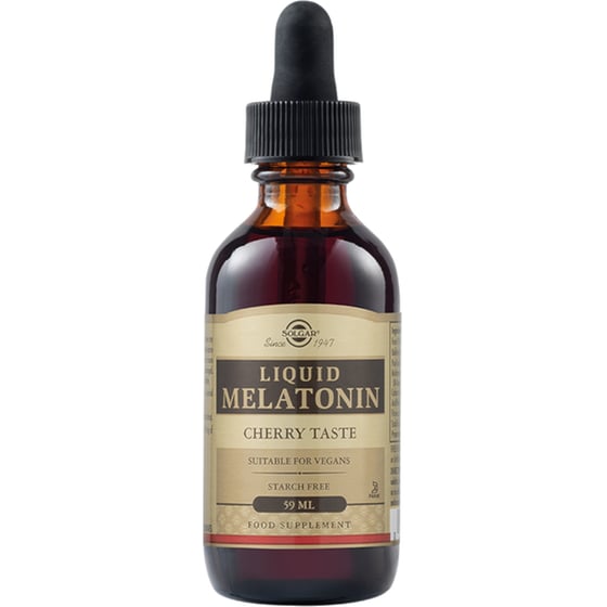 Ειδικό Συμπλήρωμα για τον Ύπνο Solgar Liquid Melatonin Κεράσι - 59ml image 0
