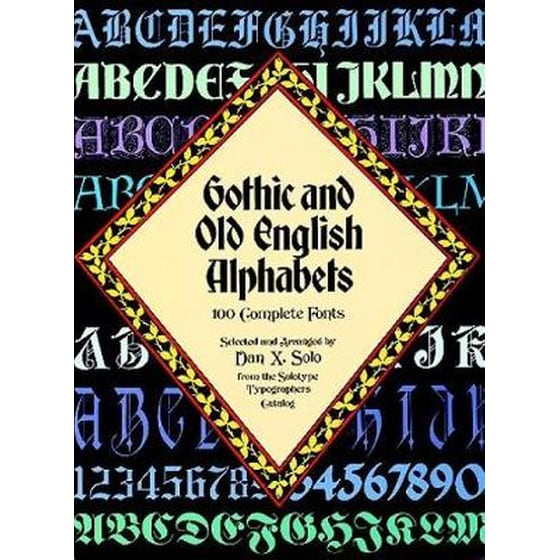 Gothic and Old English Alphabets image 0