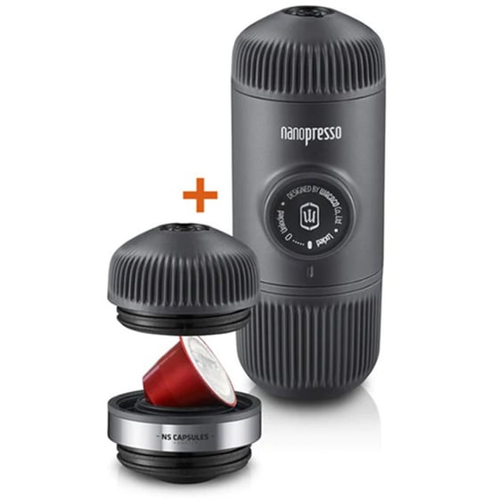 WACACO Nanopresso 18bar Mηχανή Espresso Χειρός Γκρι image 0