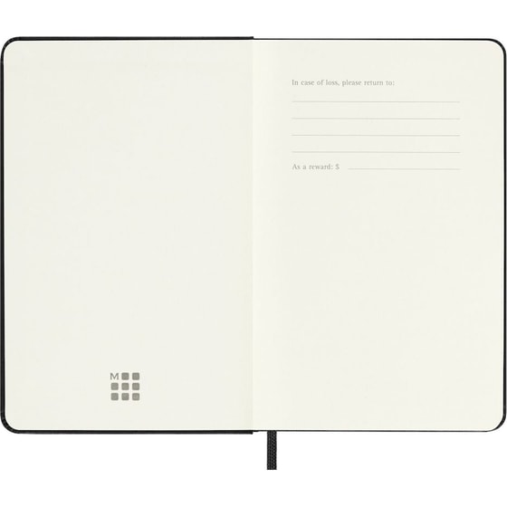 Ημερολόγιο Εβδομαδιαίο 2027 Moleskine 18Μ Pocket Hardcover Μαύρο image 1