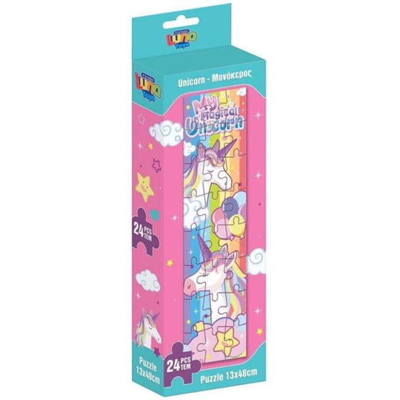 Παιδικό Παζλ Luna Πύργος Μονόκερος (24 Κομμάτια) image 0