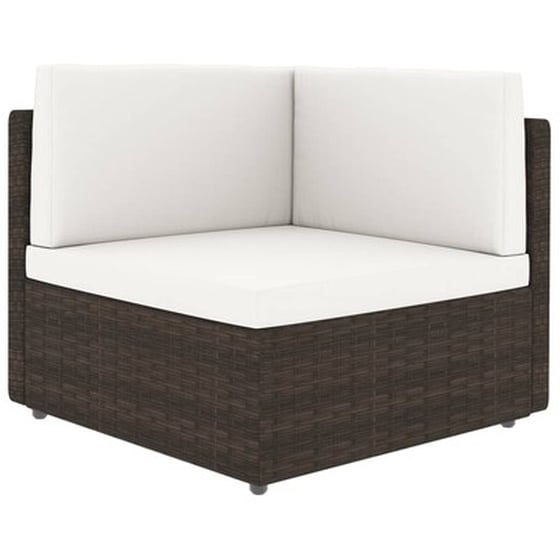Vidaxl Σαλόνι Κήπου 14 Τεμαχίων Καφέ Από Συνθετικό Ρατάν Με Μαξιλάρια image 4