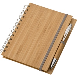 Σημειωματάριο με Στυλό Macma 14.5x18 cm από Μπαμπού (1 Τεμάχιο)