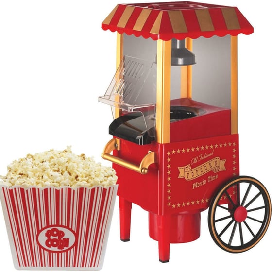 Μηχανή Pop-Corn OEM OLD FASHIONED 1200 W - Κόκκινο image 0