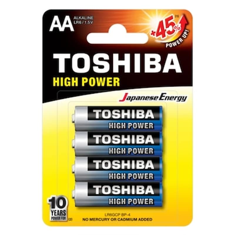 TOSHIBA Μπαταρία Toshiba LR06 AA 1.5V 4τμχ