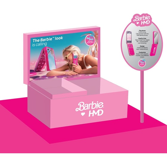 HMD Barbie Phone 4G Dual Sim - Power Pink image 10
