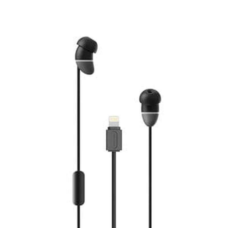 ALLOCACOC Ακουστικά Handsfree Allocacoc earBeans Lightning Bass Lightning - Γκρι