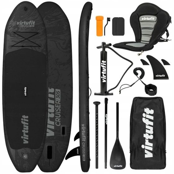 Φουσκωτή Σανίδα SUP VIRTUFIT CRUISER 305 305x81x15cm - Μαύρο image 1