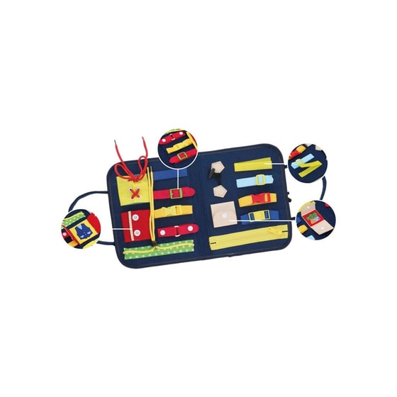 Eddy Toys Εκπαιδευτικό Παιχνίδι Δραστηριοτήτων, Μαθαίνω να Ντύνομαι image 1