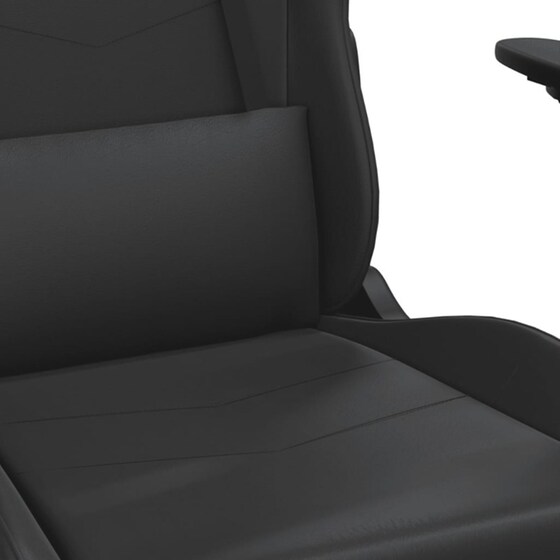 Καρέκλα Gaming VIDAXL 345407 με Ρυθμιζόμενα Μπράτσα από Τεχνητό Δέρμα - Μαύρη image 5