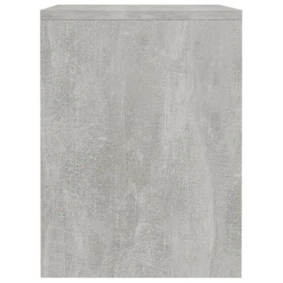 Τραπεζάκι Κομοδίνο Vidaxl  από Μοριοσανίδα 40x30x40cm - Γκρι Σκυροδέματος image 5