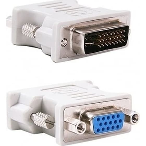 Αντάπτορας Powertech DVI-I Male σε VGA Female image 0