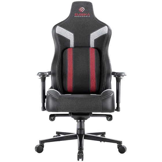 Καρέκλα Gaming Eureka Ergonomic Python II ERK-GC08-R από Τεχνητό Δέρμα - Μαύρη/Κόκκινη image 2